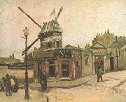 Vincent Van Gogh Le Moulin de la Galette (nn04) painting